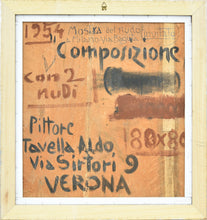 Carica l&#39;immagine nel visualizzatore di Gallery, Aldo Tavella, Composizione con Due Nudi, 1954-1955
