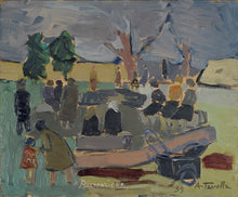 Load image into Gallery viewer, Aldo Tavella, Inverno sul Lago di Mantova, 1951 - Aldo Tavella, Ricreazione, 1939 (Retro)
